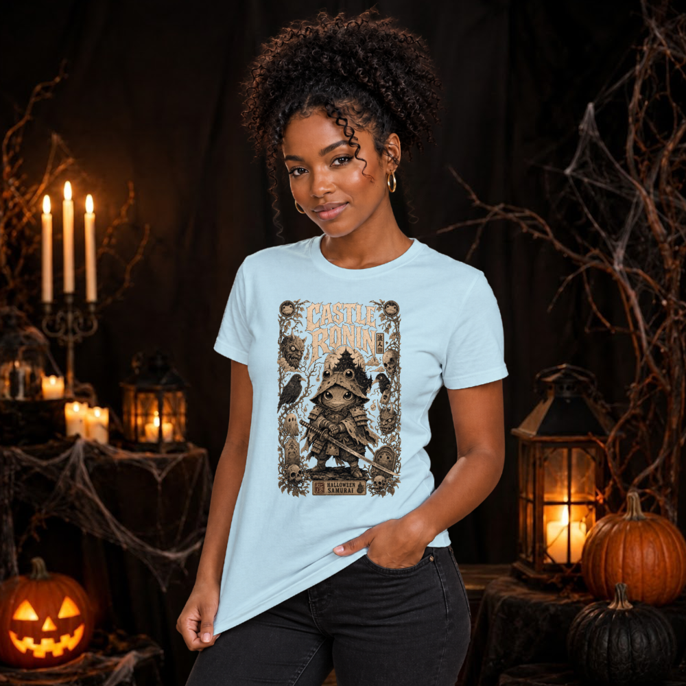 Dark Halloween Samurai T-Shirt