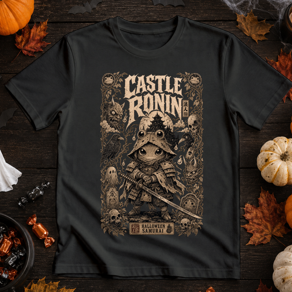 Dark Halloween Samurai T-Shirt