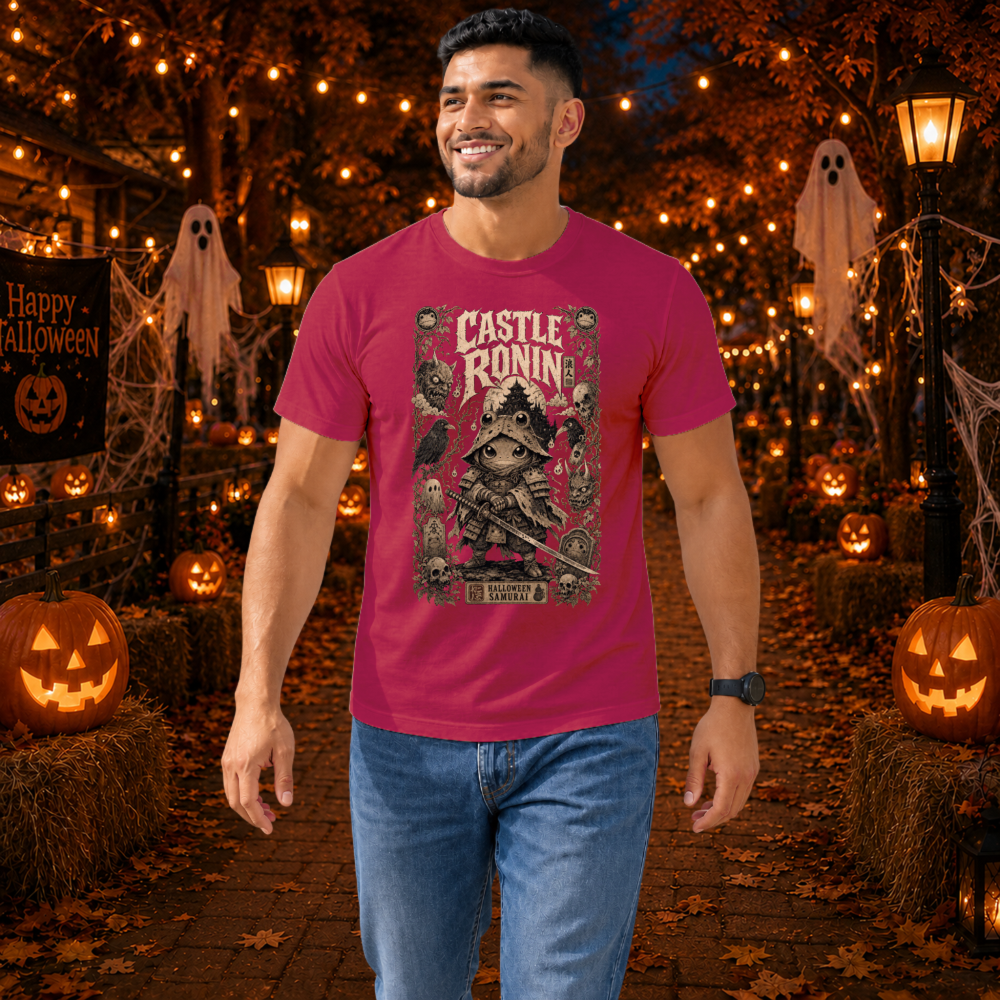 Dark Halloween Samurai T-Shirt