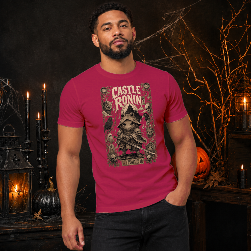 Dark Halloween Samurai T-Shirt
