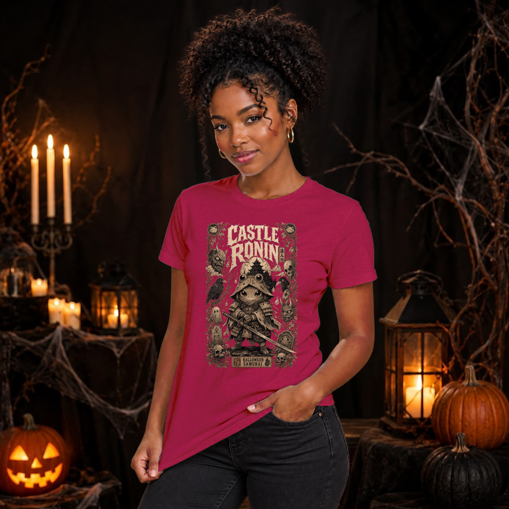 Dark Halloween Samurai T-Shirt