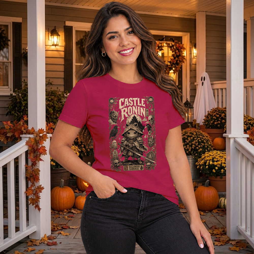 Dark Halloween Samurai T-Shirt
