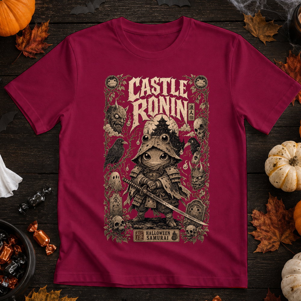 Dark Halloween Samurai T-Shirt