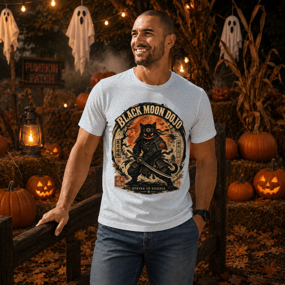 Dark Halloween Samurai T-Shirt