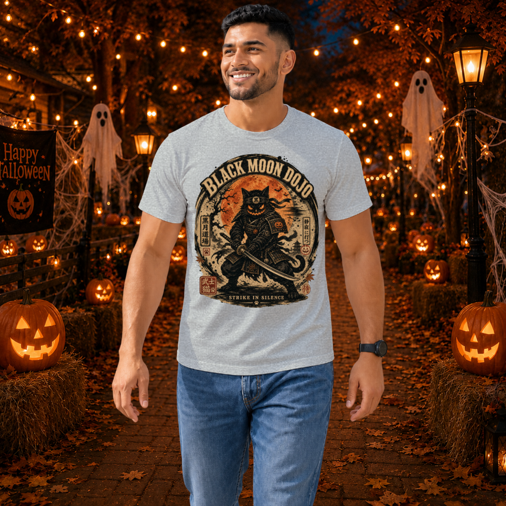 Dark Halloween Samurai T-Shirt