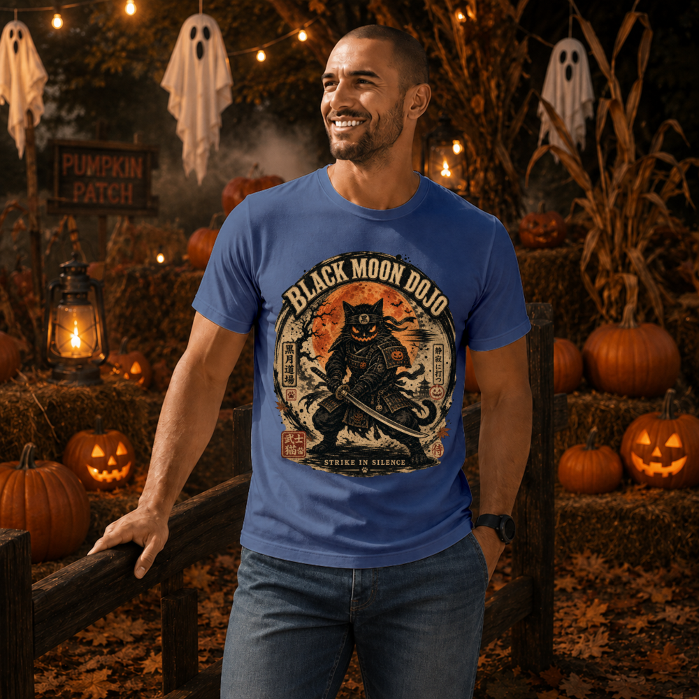 Dark Halloween Samurai T-Shirt
