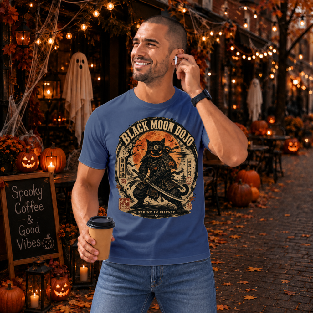 Dark Halloween Samurai T-Shirt