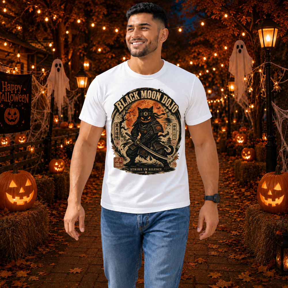 Dark Halloween Samurai T-Shirt