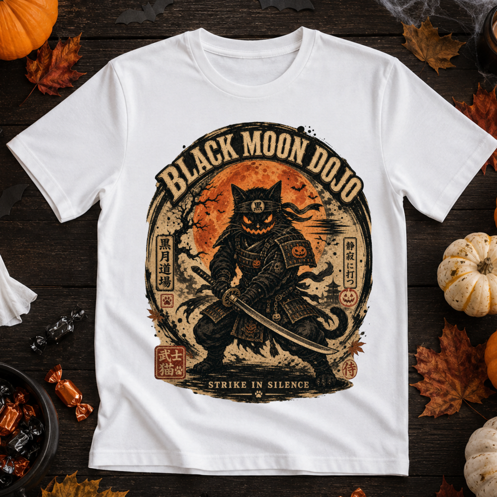Dark Halloween Samurai T-Shirt