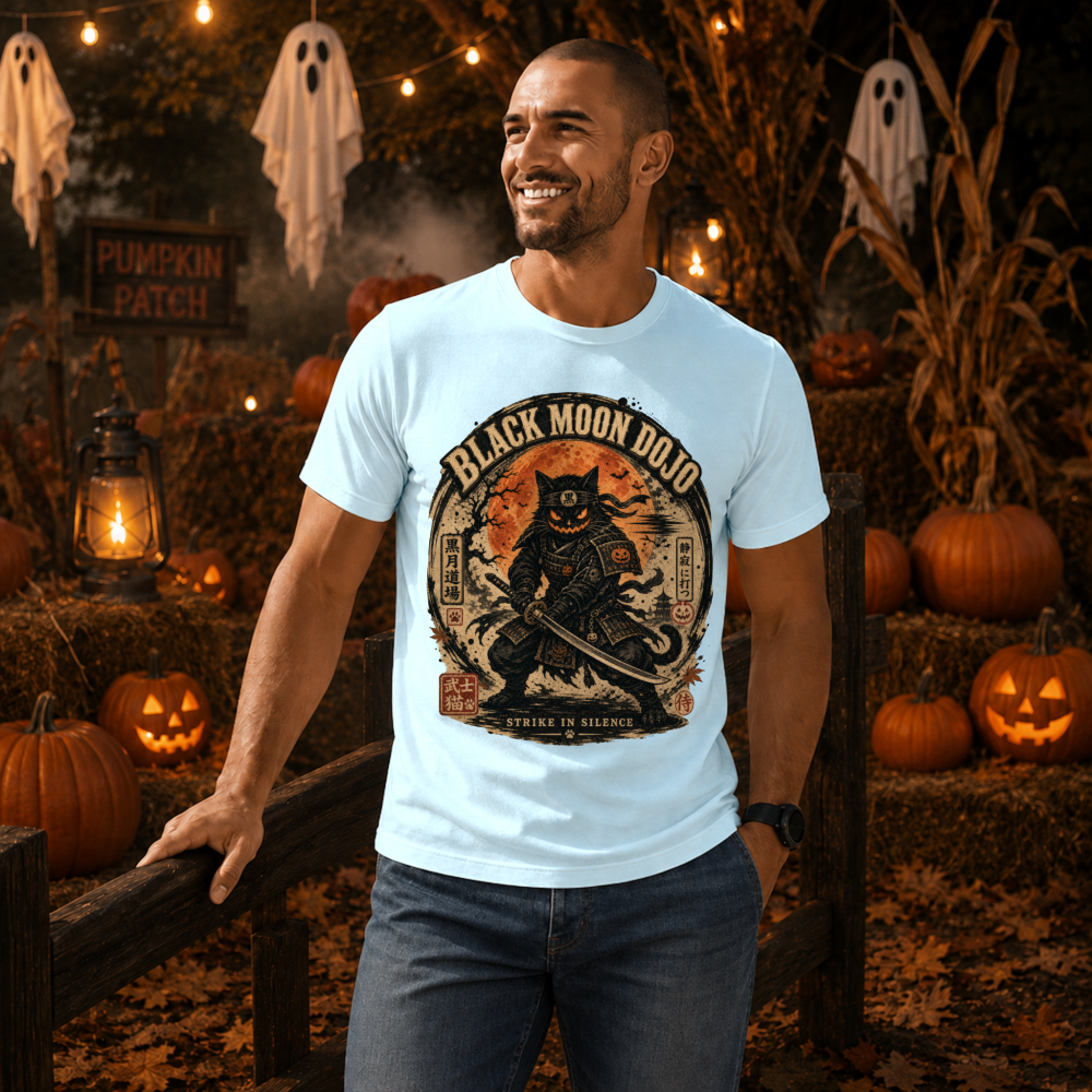 Dark Halloween Samurai T-Shirt