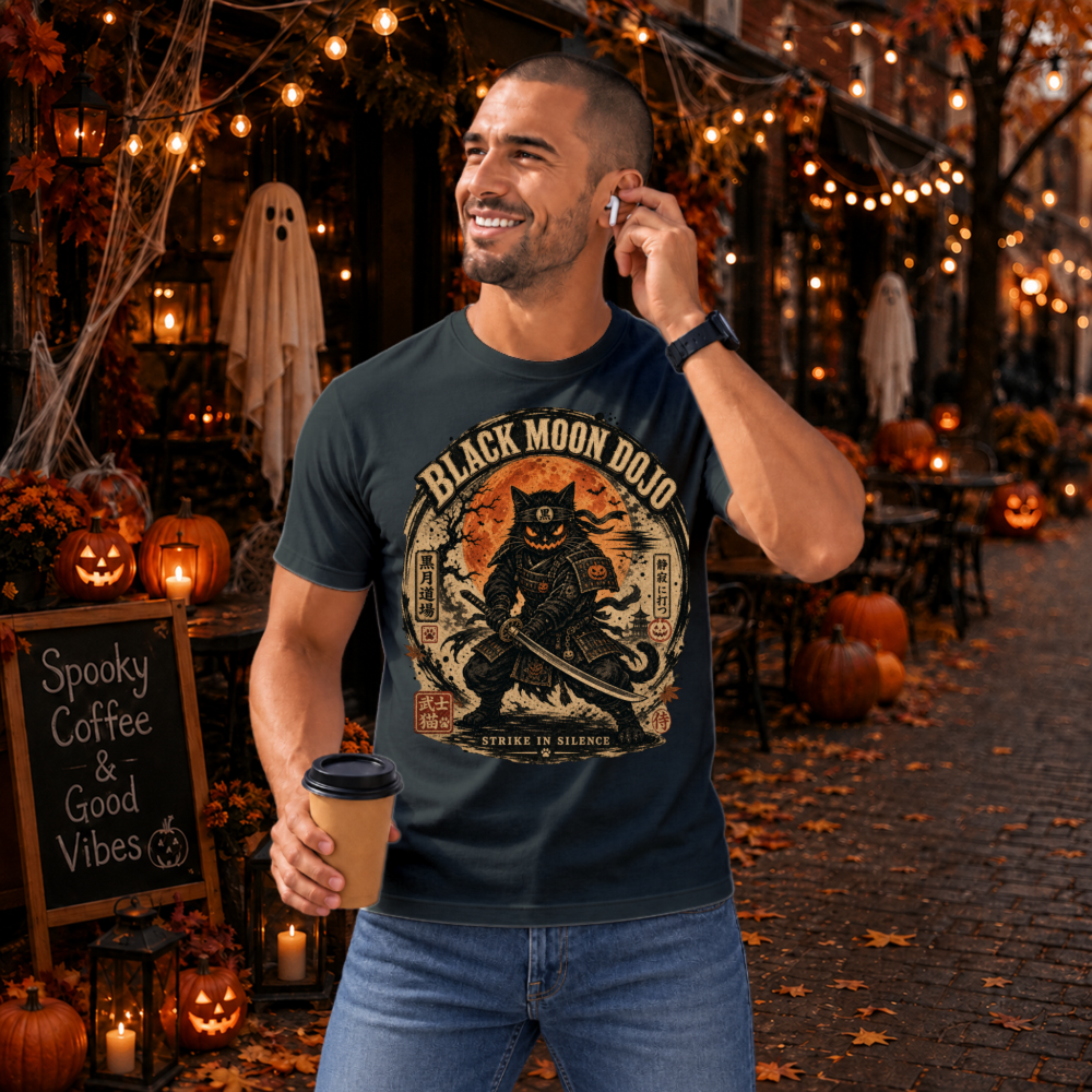 Dark Halloween Samurai T-Shirt