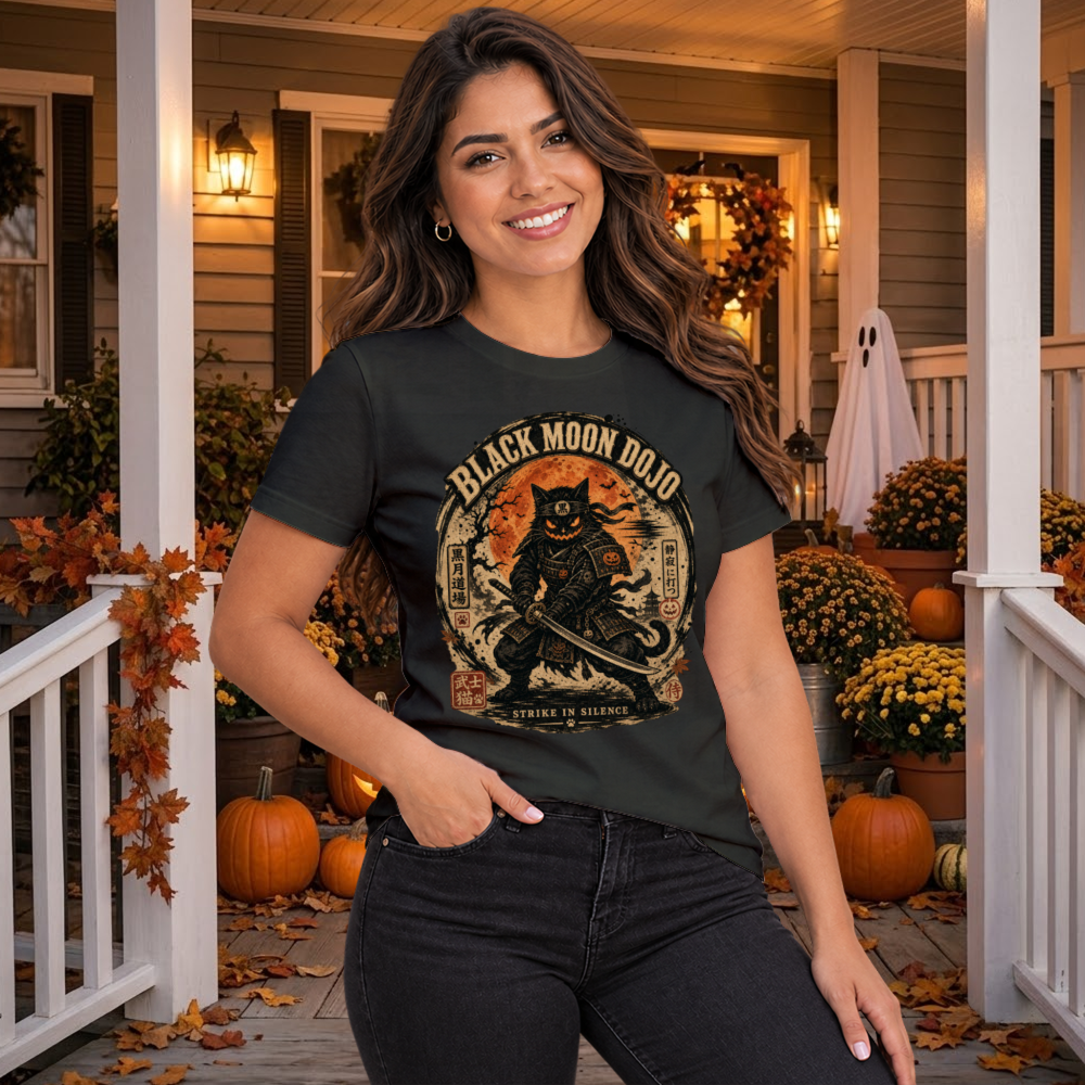 Dark Halloween Samurai T-Shirt
