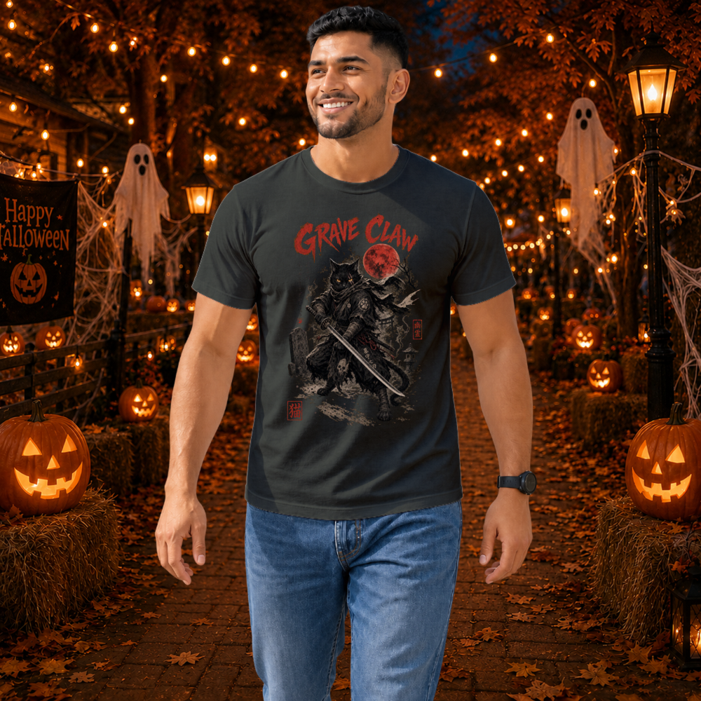 Dark Halloween Samurai T-Shirt