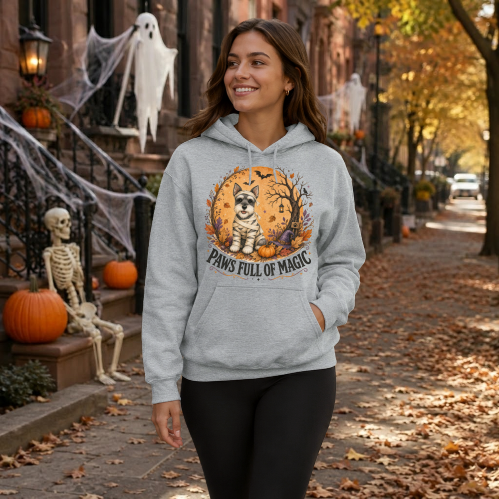 Paws Full of Magic Mummy Schnauzer Hoodie