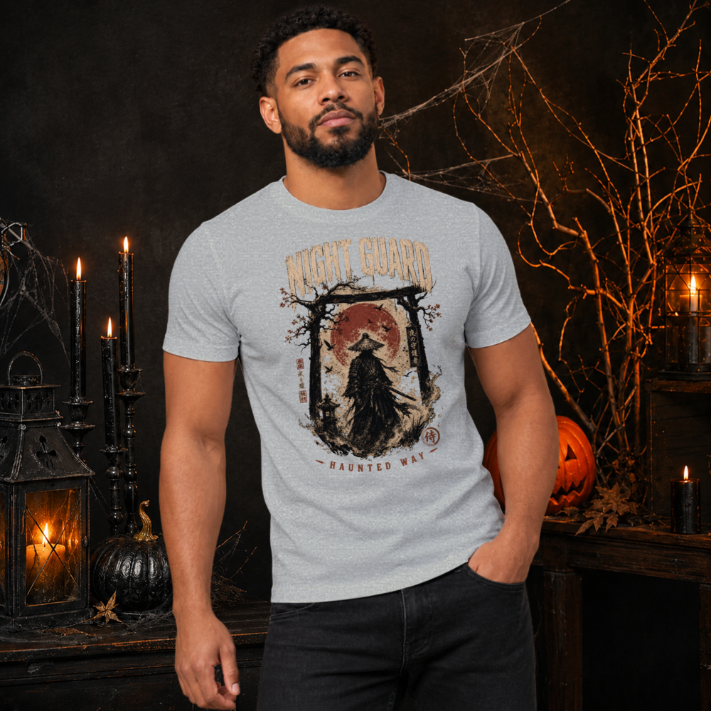 Dark Halloween Samurai T-Shirt