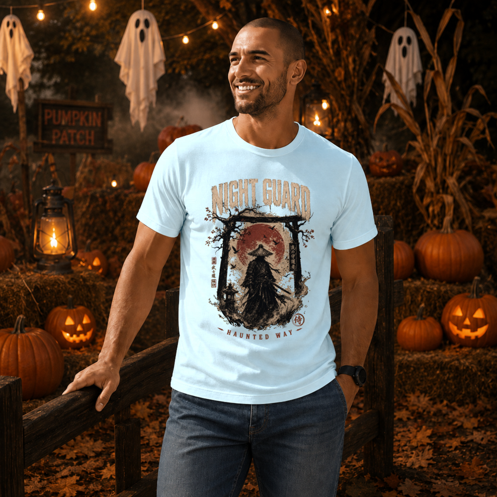 Dark Halloween Samurai T-Shirt