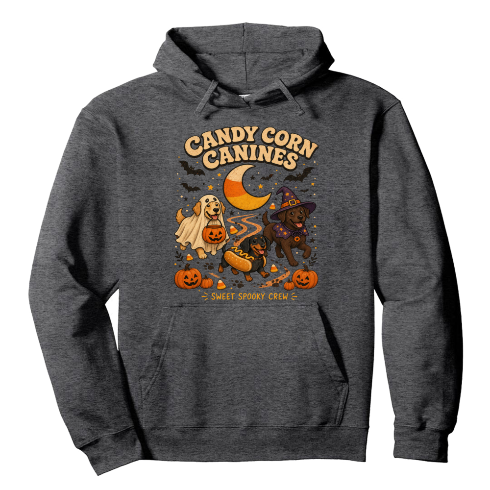 Vintage Halloween Dog Trio Hoodie