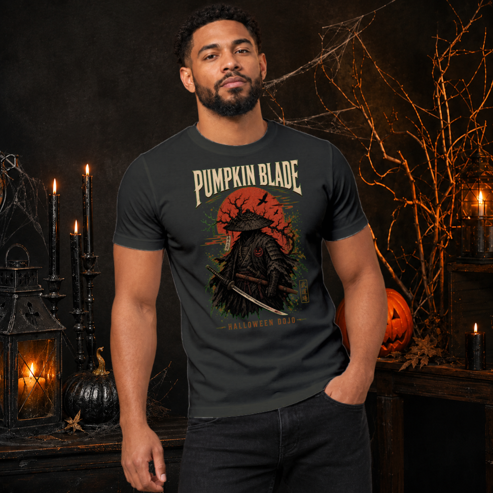 Dark Halloween Samurai T-Shirt