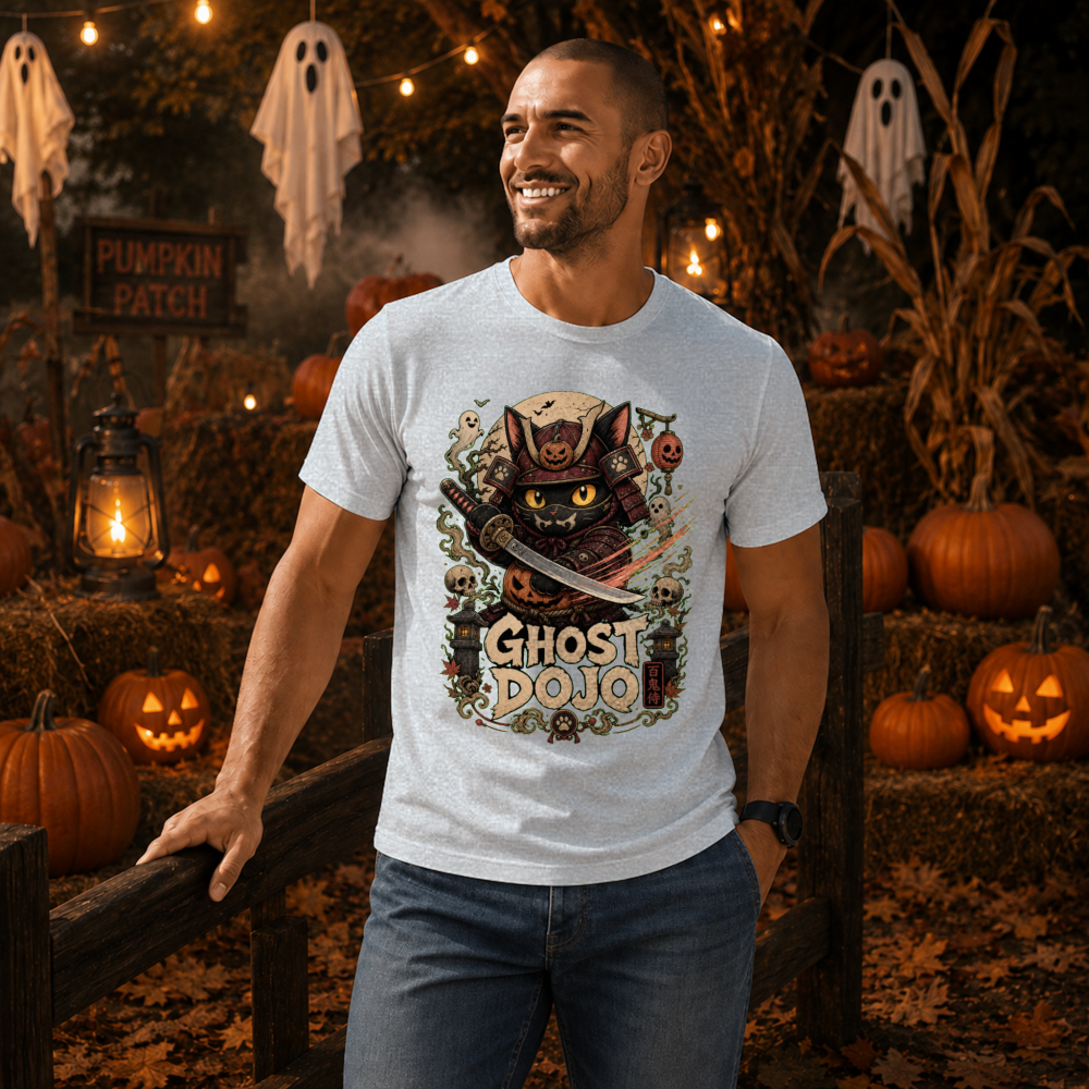 Dark Halloween Samurai T-Shirt