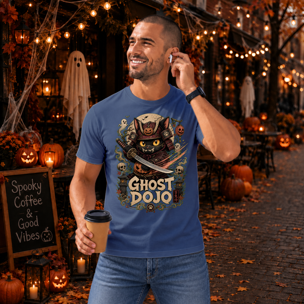 Dark Halloween Samurai T-Shirt