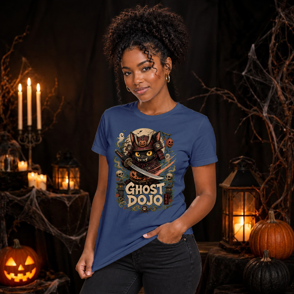 Dark Halloween Samurai T-Shirt