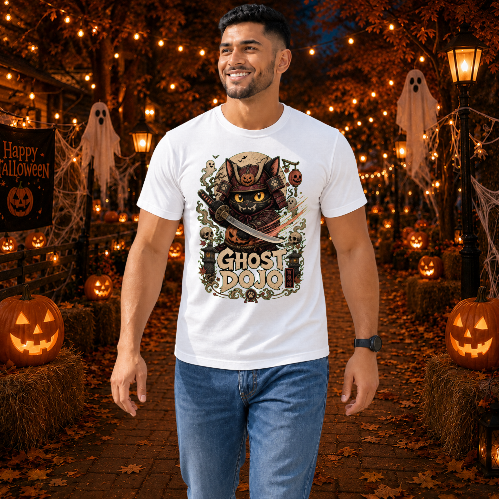 Dark Halloween Samurai T-Shirt