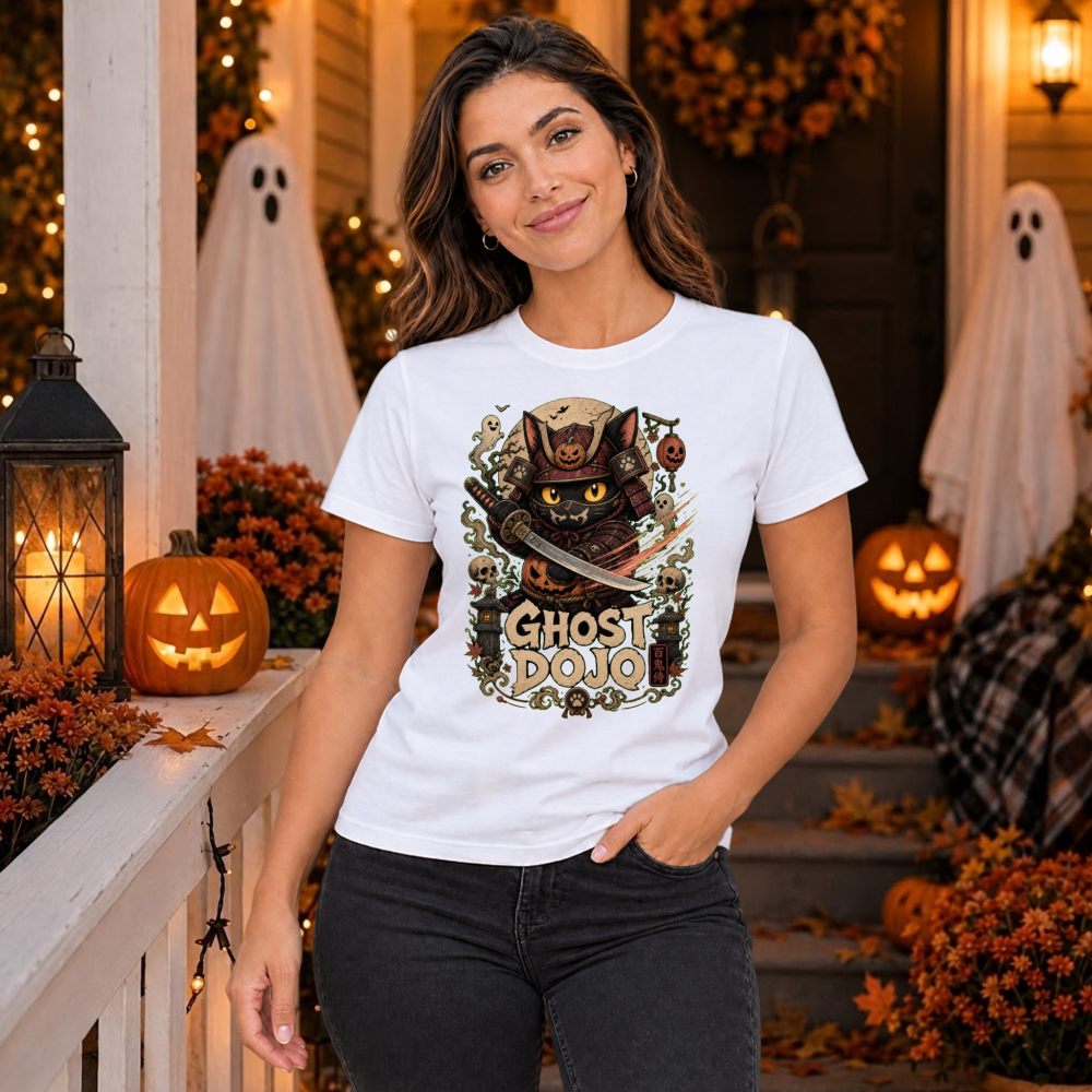 Dark Halloween Samurai T-Shirt