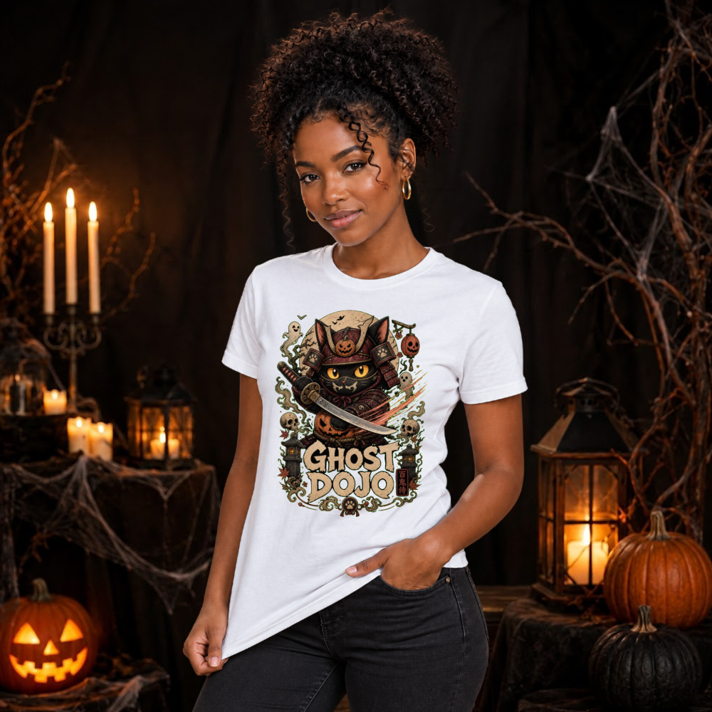 Dark Halloween Samurai T-Shirt