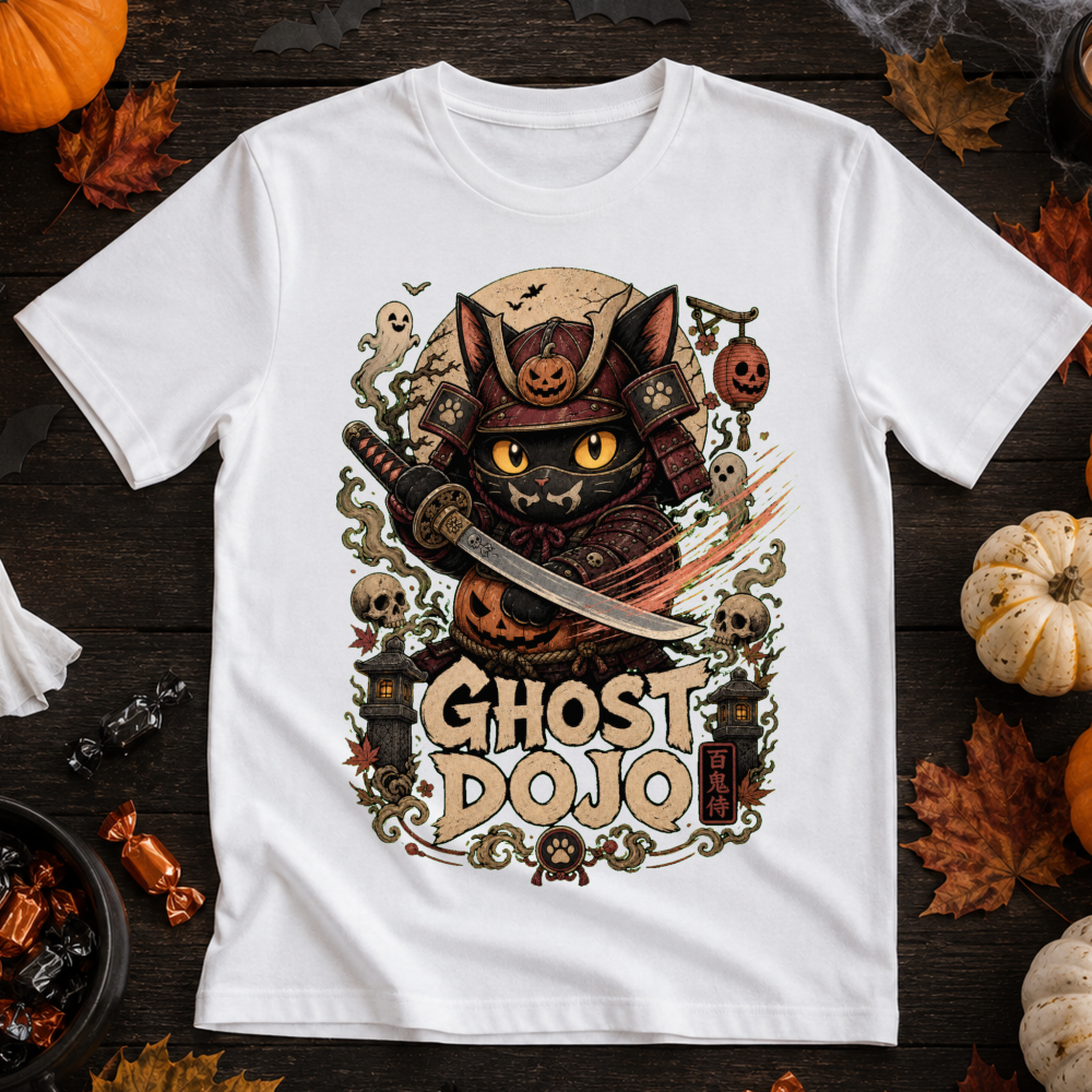 Dark Halloween Samurai T-Shirt