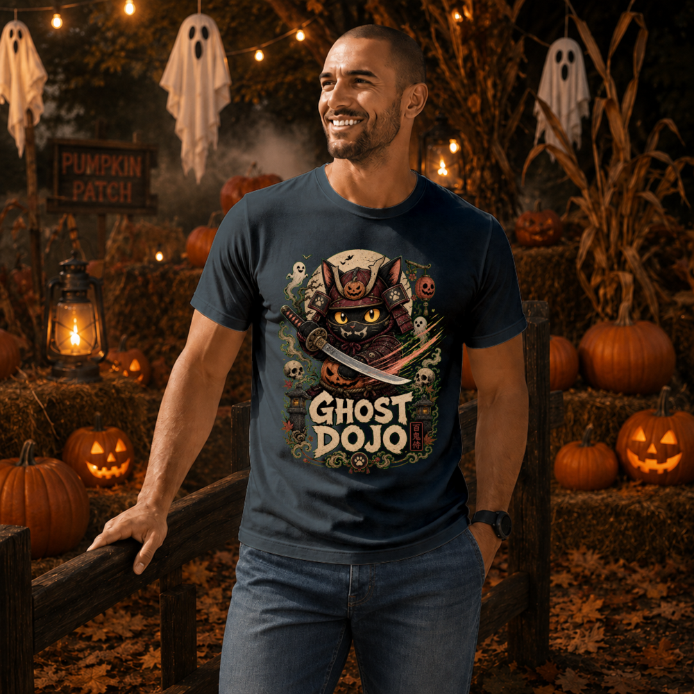 Dark Halloween Samurai T-Shirt
