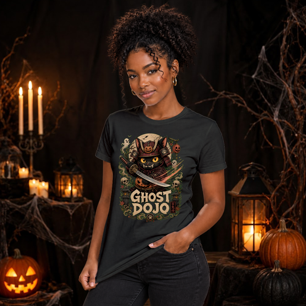 Dark Halloween Samurai T-Shirt