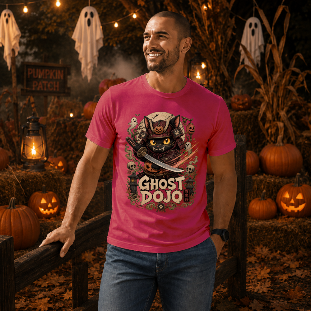 Dark Halloween Samurai T-Shirt