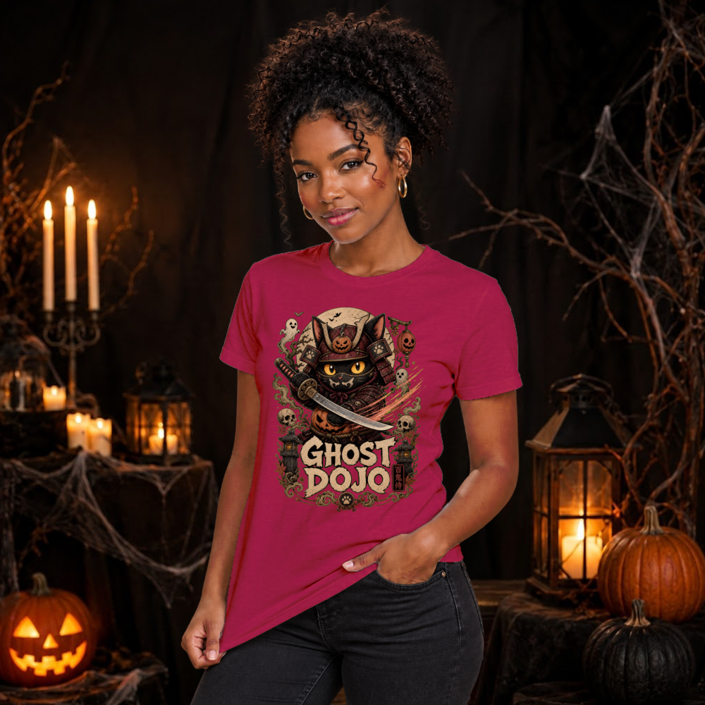 Dark Halloween Samurai T-Shirt