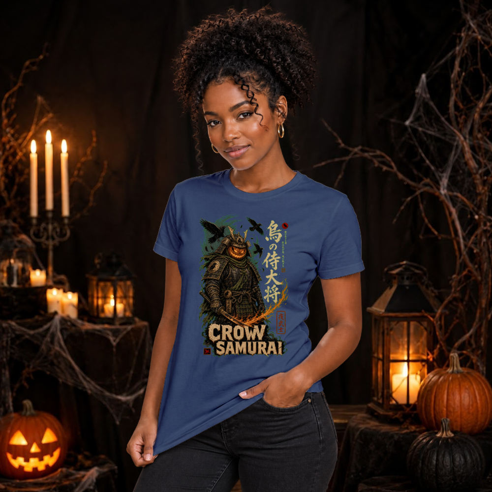 Dark Halloween Samurai T-Shirt