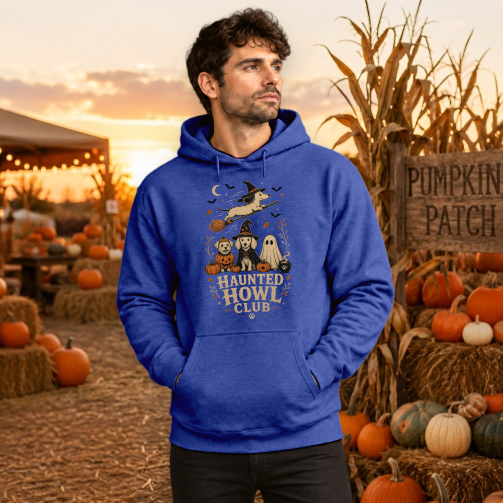 Haunted Howl Club Witch Dog Hoodie