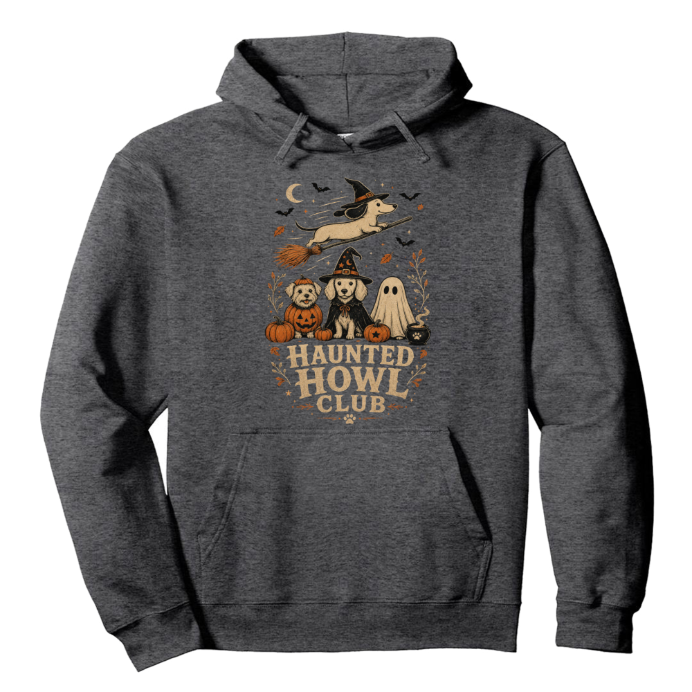 Haunted Howl Club Witch Dog Hoodie