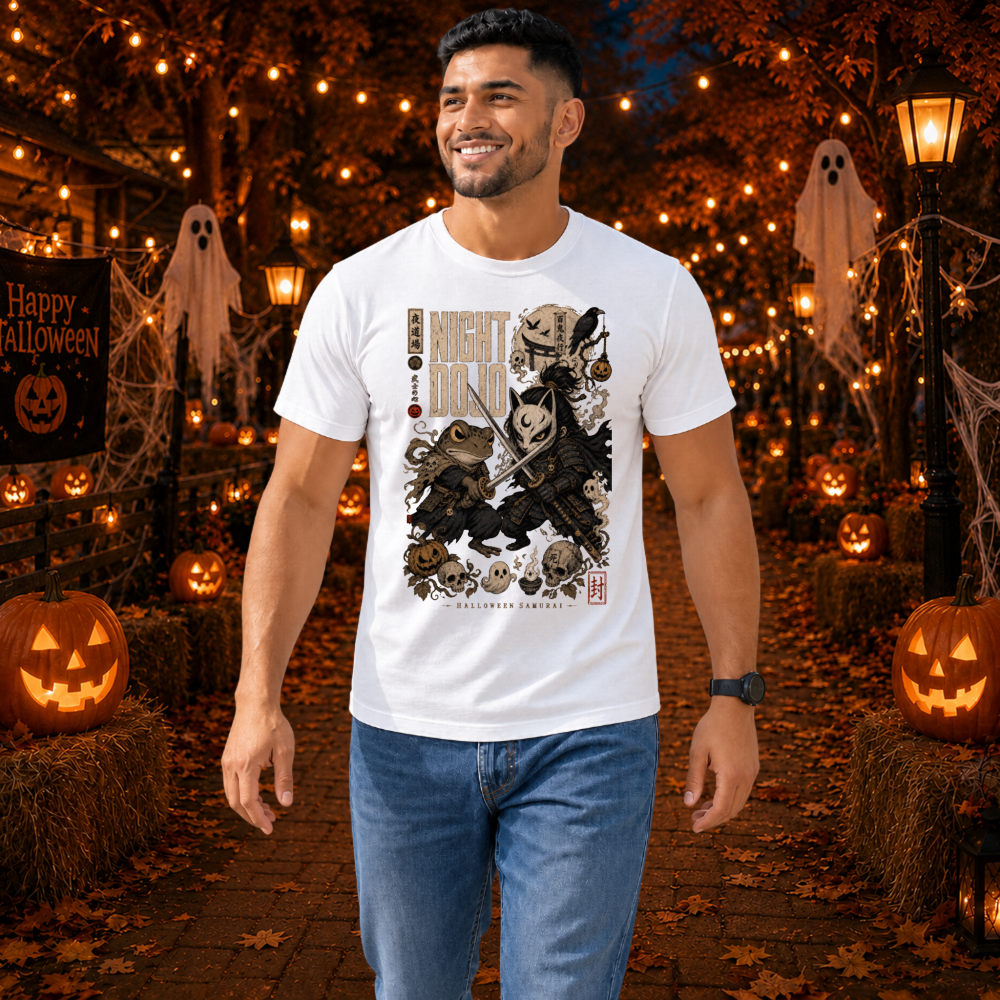 Dark Halloween Samurai T-Shirt