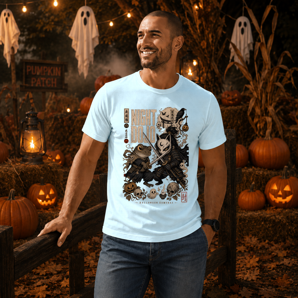 Dark Halloween Samurai T-Shirt