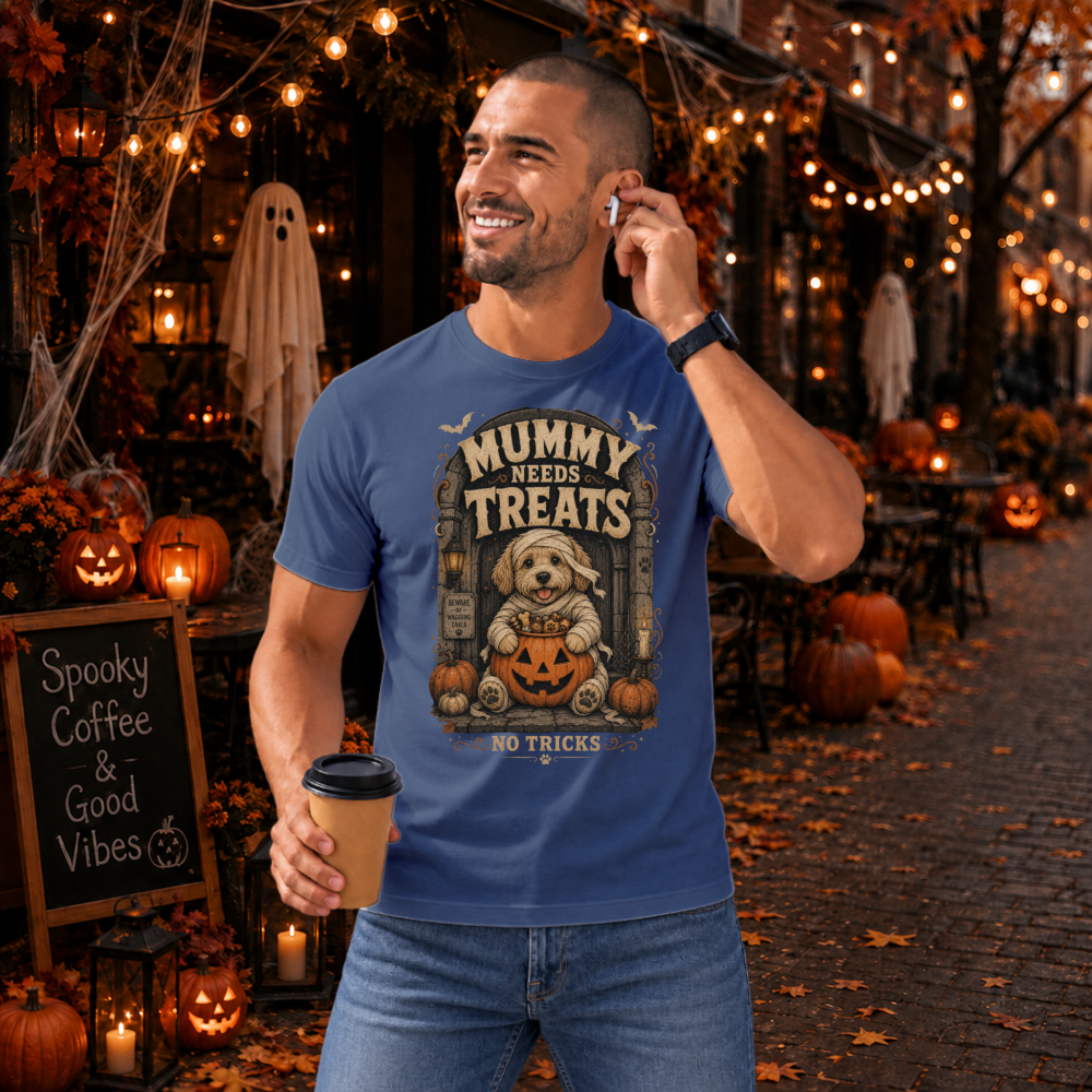 Mummy Needs Treats Vintage Dog T-Shirt