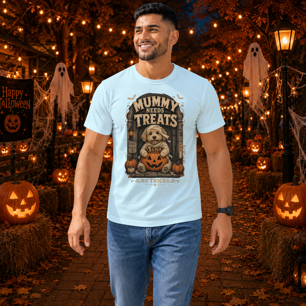 Mummy Needs Treats Vintage Dog T-Shirt