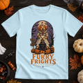 Furry Frights Friendly Nights Vintage Ghost Dog T-Shirt
