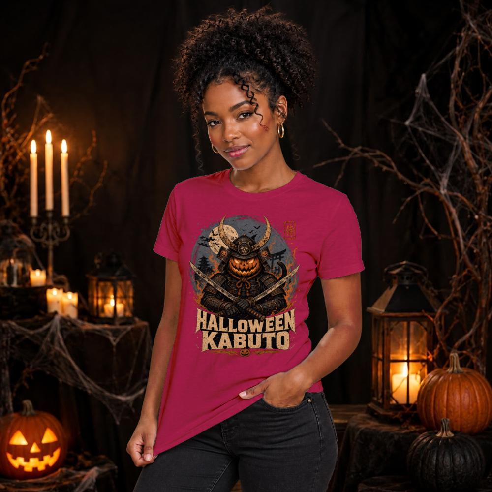 Dark Halloween Samurai T-Shirt