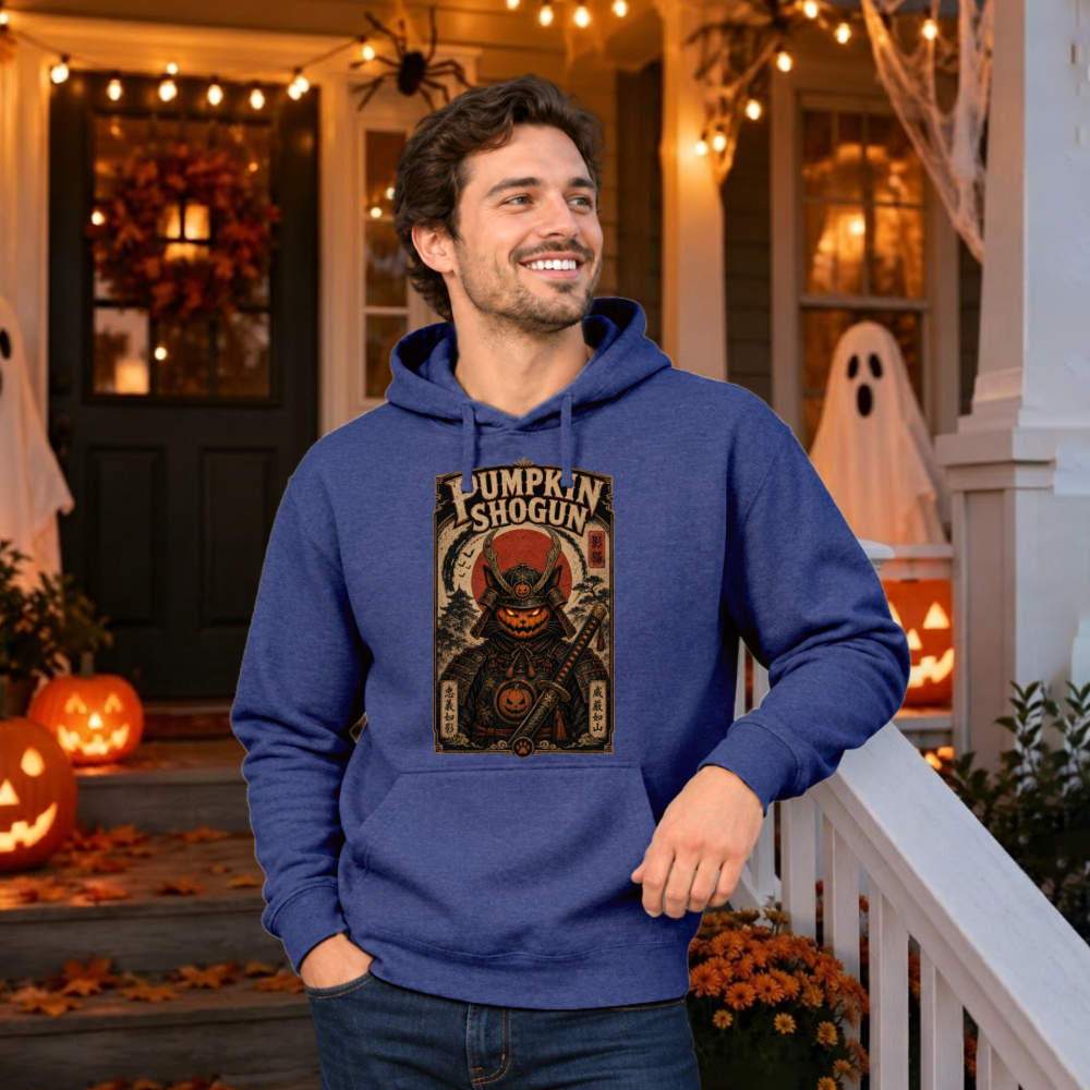 Vintage Pumpkin Samurai Hoodie