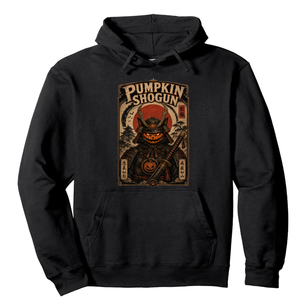 Vintage Pumpkin Samurai Hoodie