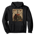 Vintage Halloween Animal Samurai Hoodie