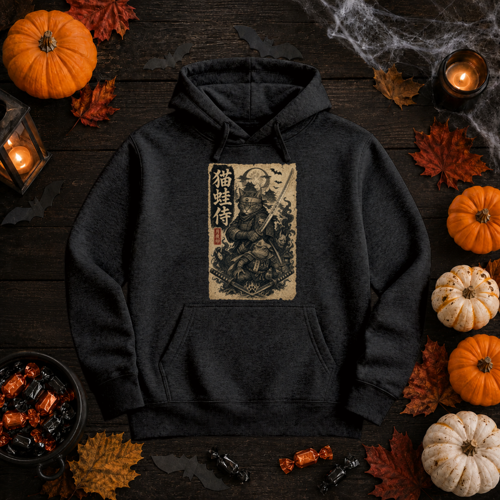 Halloween Yokai Samurai Hoodie