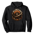 Halloween Ronin Vintage Skull Hoodie