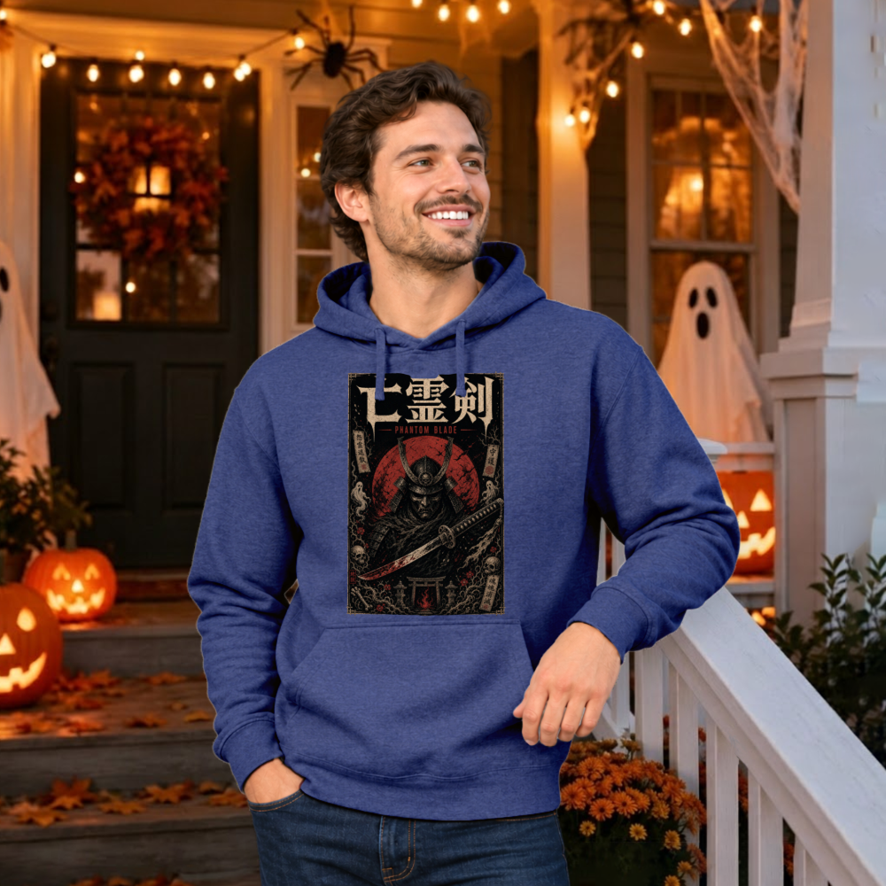 Halloween Samurai Mask Hoodie