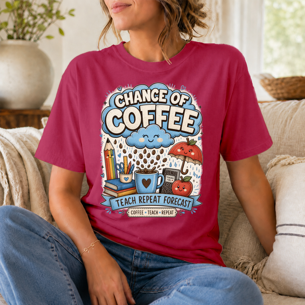 Coffee Teach Repeat Classroom Mug T-Shirt