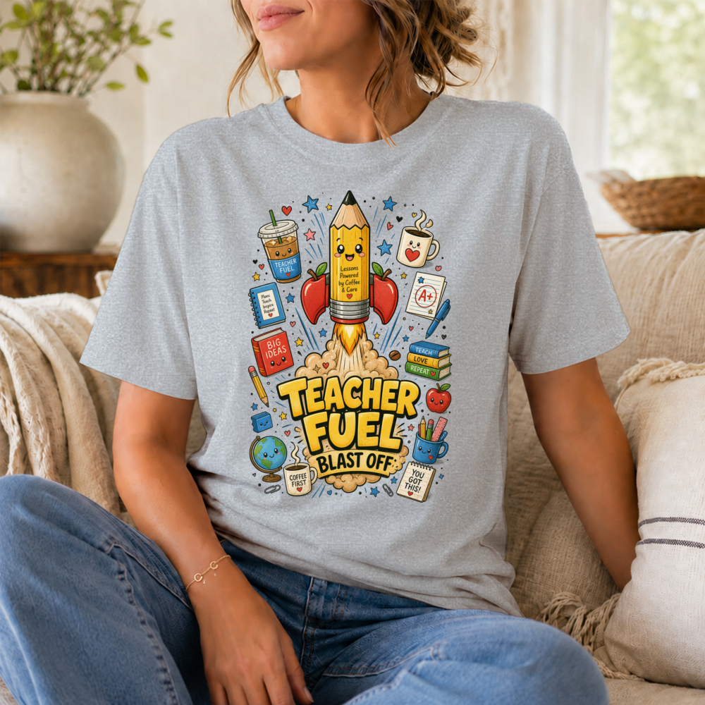 Coffee Teach Repeat T-Shirt